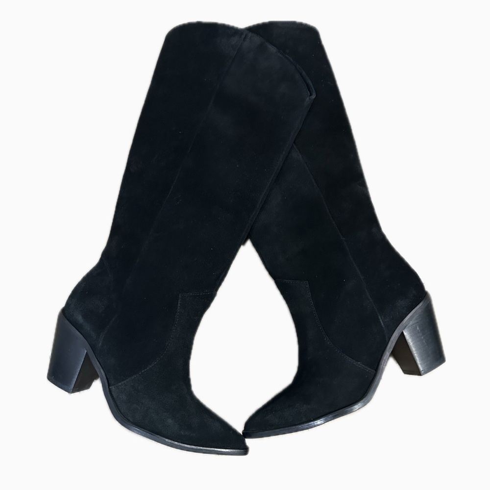 Black Suede Boots